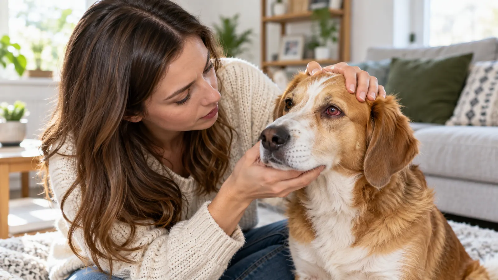 Causas e cuidados para cães com olhos vermelhos